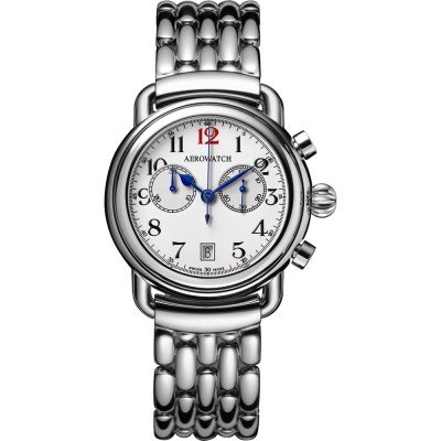 Aerowatch 1942 83926-AA04-M 1942 Chrono Q Horloge