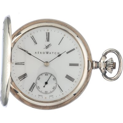 Aerowatch Pocket watches APW1078HW Savonette Voiture Argent Zakhorloges