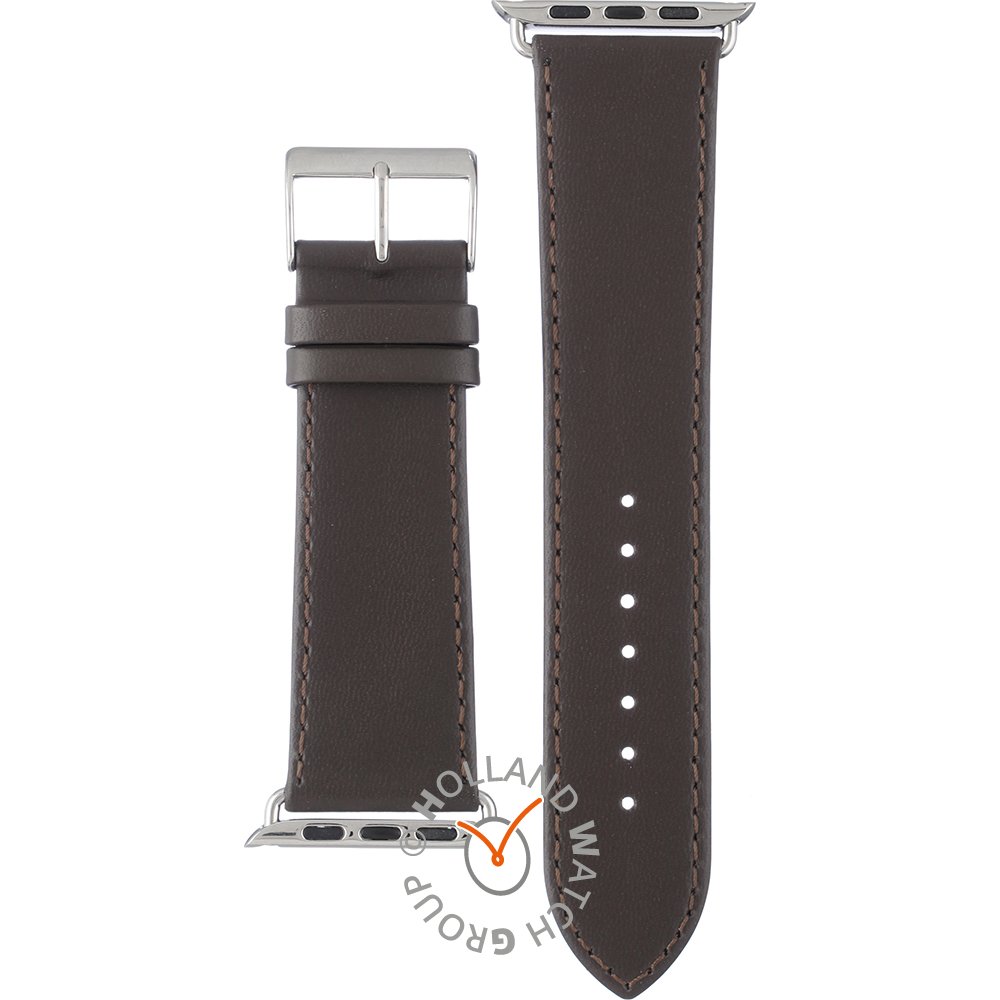 Apple Watch APBR24S-M Brown leather 24 mm - Medium Horlogeband