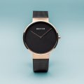 Roségoud-zwart horloge Lente/Zomer collectie Bering
