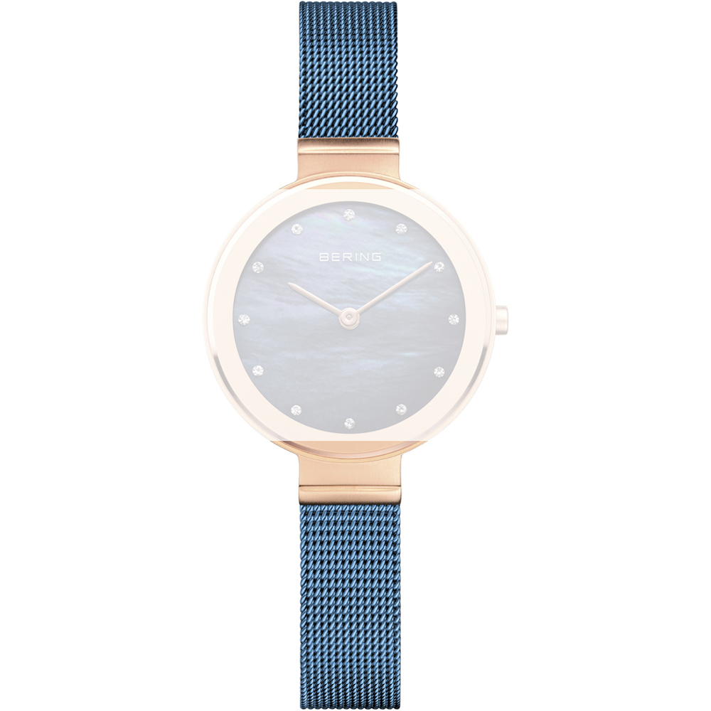Bering Straps PT-A10128S-BMLX Classic Horlogeband