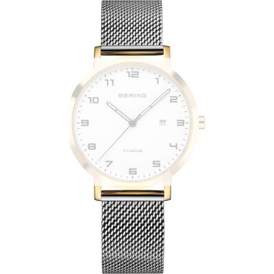 Bering PT-A18634S-BMCX Titanium Horlogeband