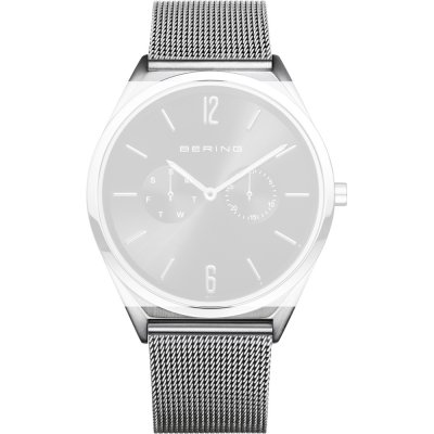 Bering Straps PT-A17140S-BMCX Ultra Slim Multifunction Horlogeband