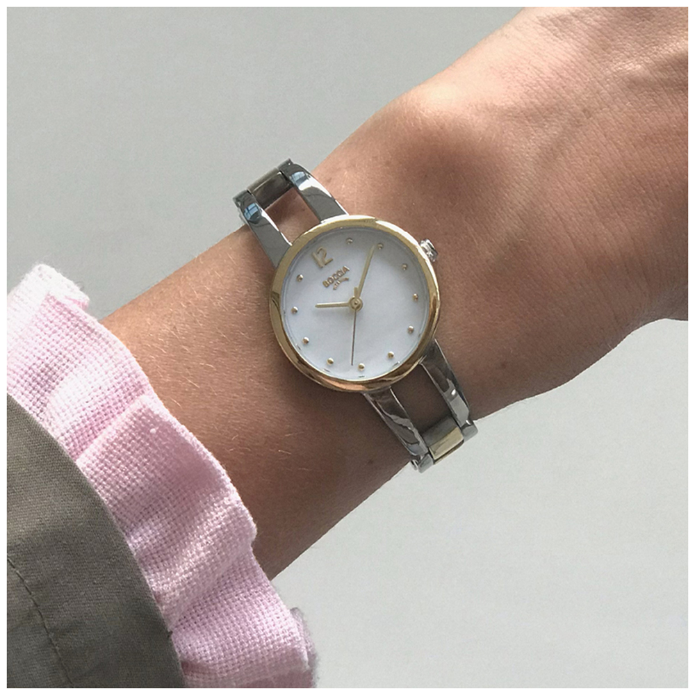 Boccia 3290-02 horloge • EAN: 4040066248318 • Horloge.nl