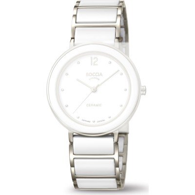 Boccia Straps 811-A3209AQAPG Horlogeband