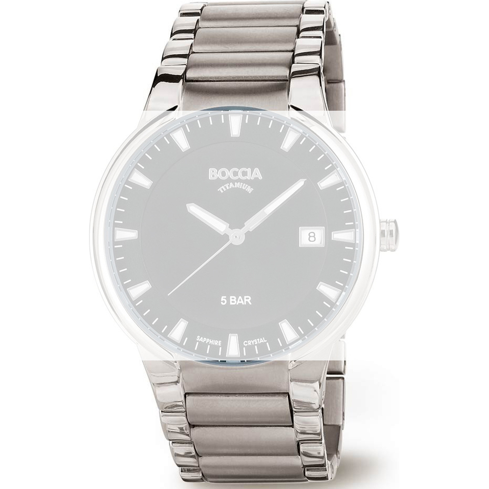 Boccia Straps 811-A3576AQCXA Horlogeband