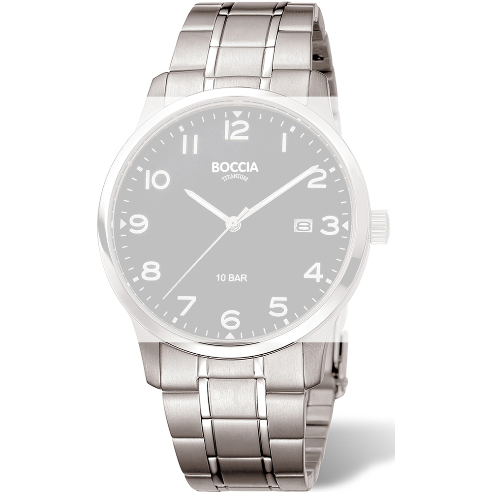 Boccia Straps 811-A3596AQCXA Horlogeband