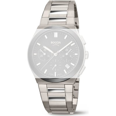 Boccia 811-A3736AQCXA 3736-02 Horlogeband