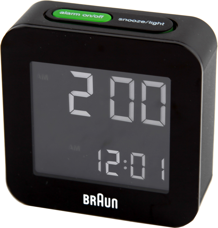 Braun BNC008BKBK Digital Alarm Clock Klok