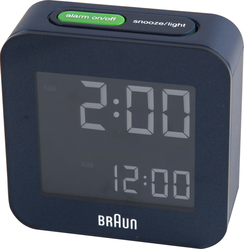 Braun BNC008BLBL Digital Alarm Clock Klok