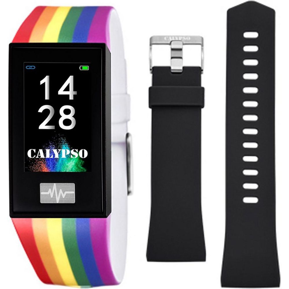 CALYPSO WATCHES Smartwatch Smartime, K8500/7 Met wisselband(set, 2 delig, Met zwarte wisselband ) online kopen