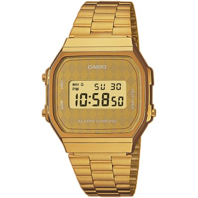 Casio Vintage A168WG-9B Retro Mirror Horloge