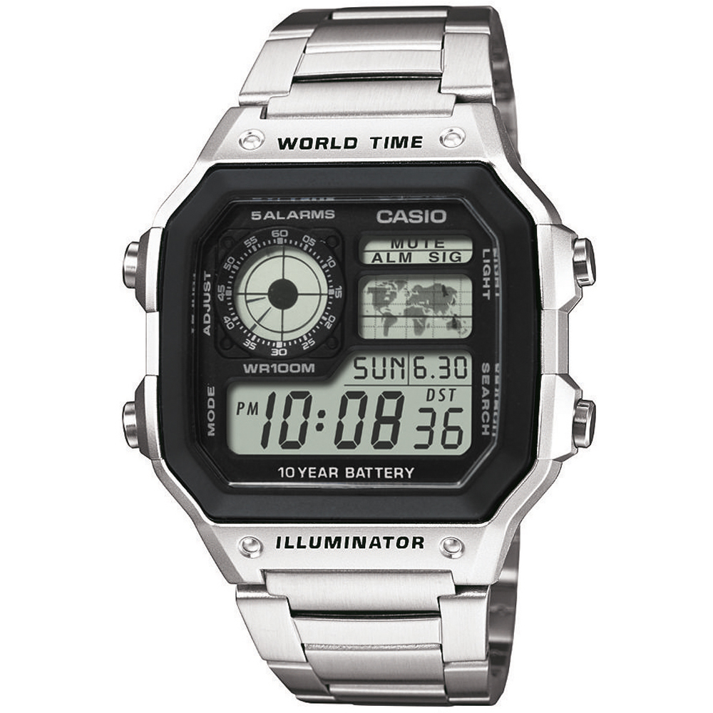Casio Collection AE-1200WHD-1AVEF World Time Horloge