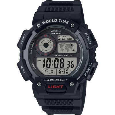 Casio Collection AE-1400WH-1AV World Timer Horloge