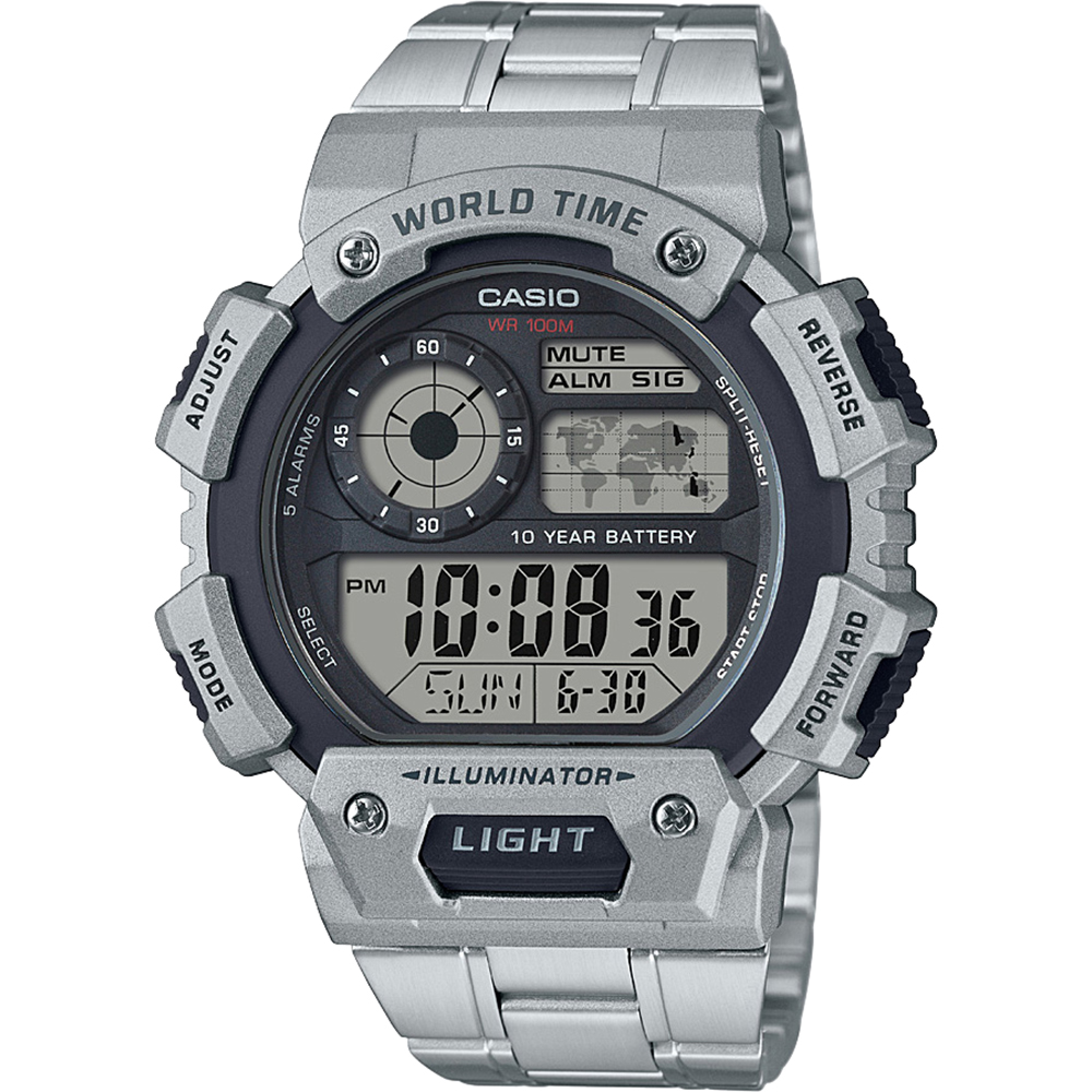 Casio Collection AE-1400WHD-1AVEF World Timer Horloge
