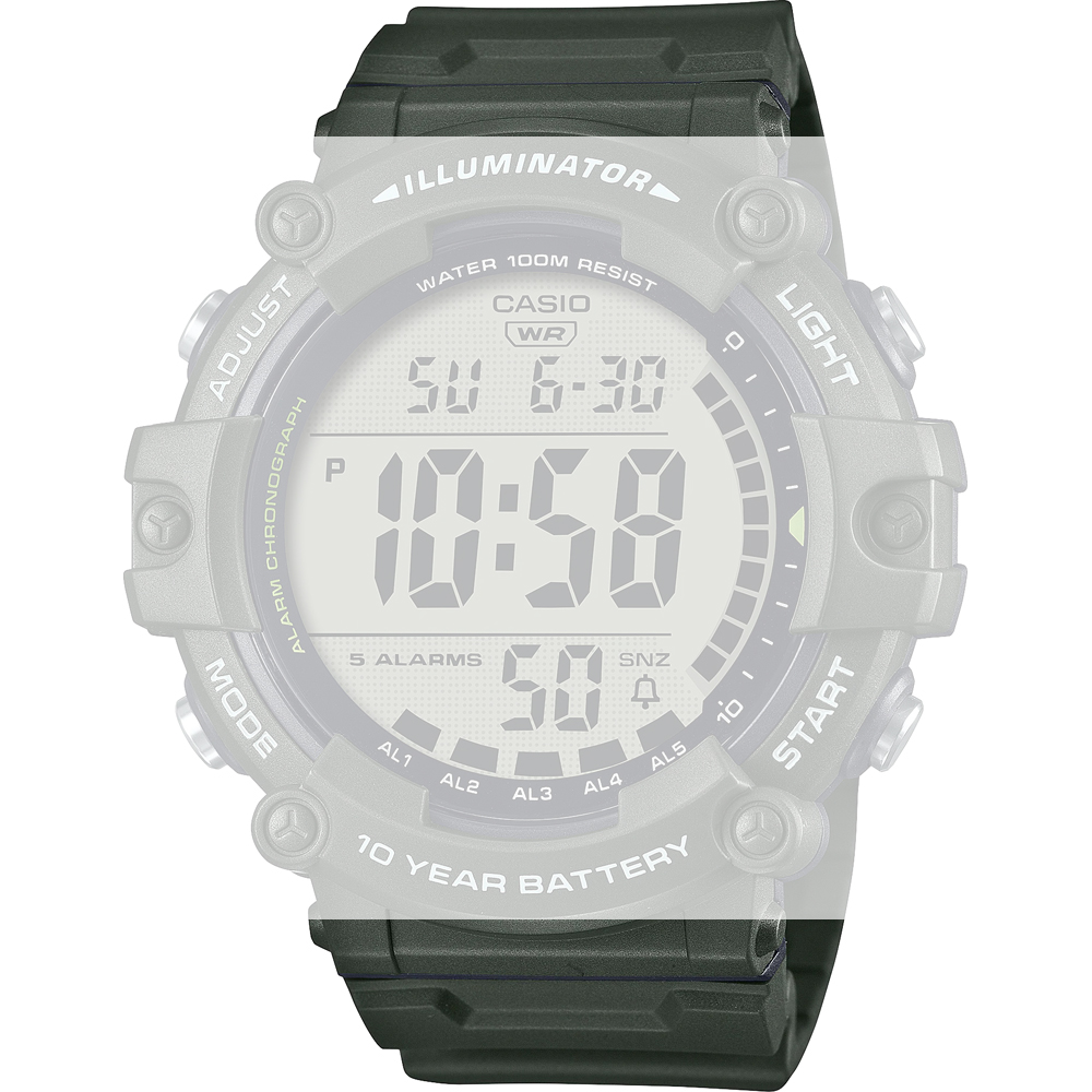 Casio 10641365 AE-1500 Horlogeband
