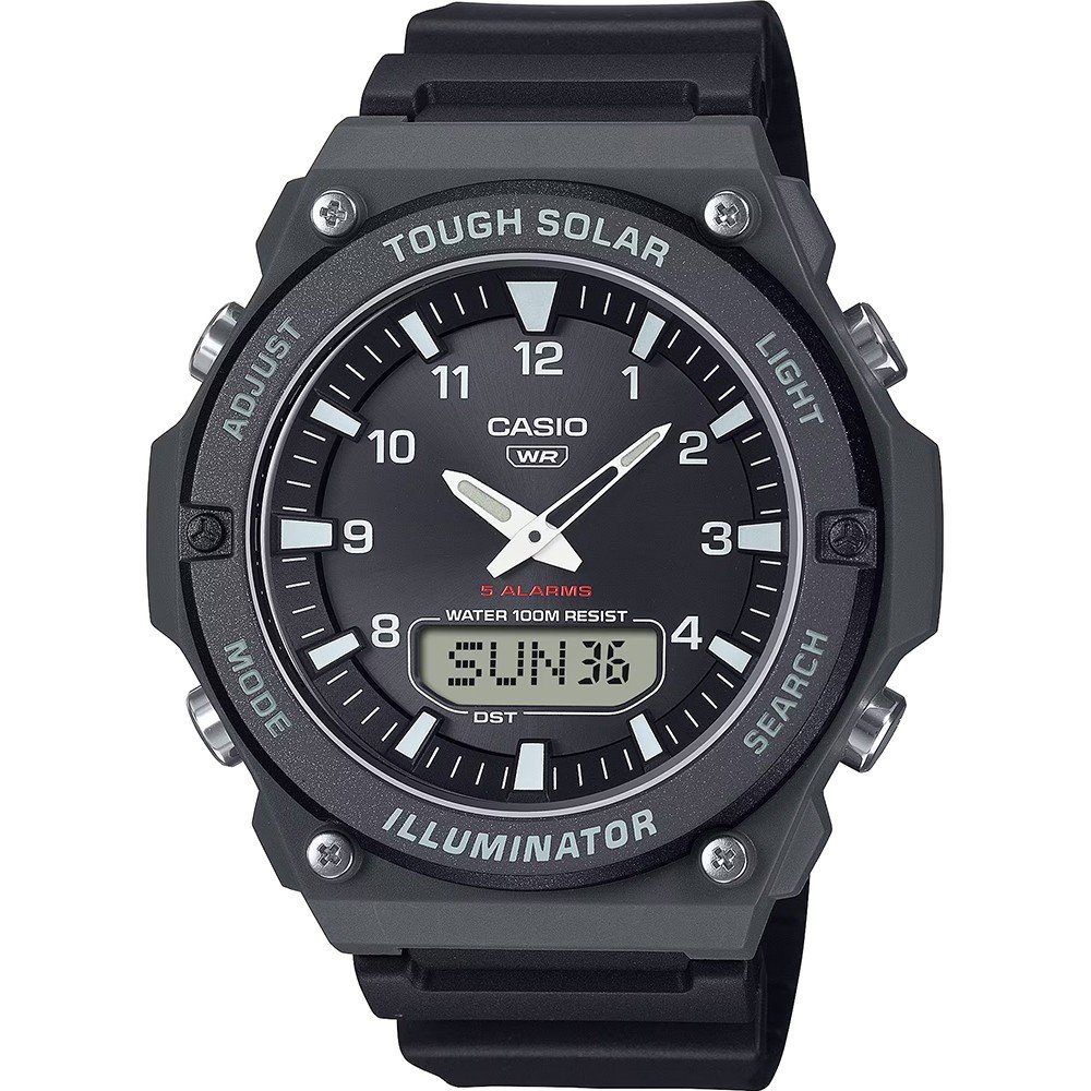 CASIO - so Casio Sport AQ-S820W-1AVEF Tough Solar Ana-digi Horloge • EAN