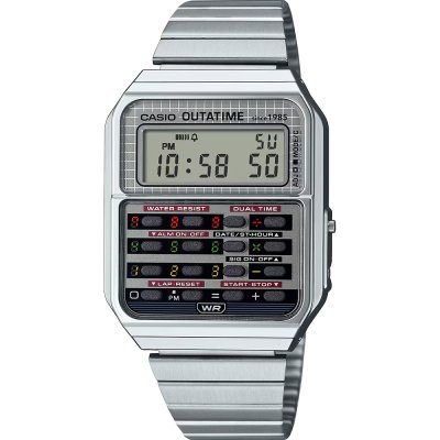 Casio Vintage CA-500WEBF-1AER CASIO X Back to the Future 'OUTATIME' Horloge