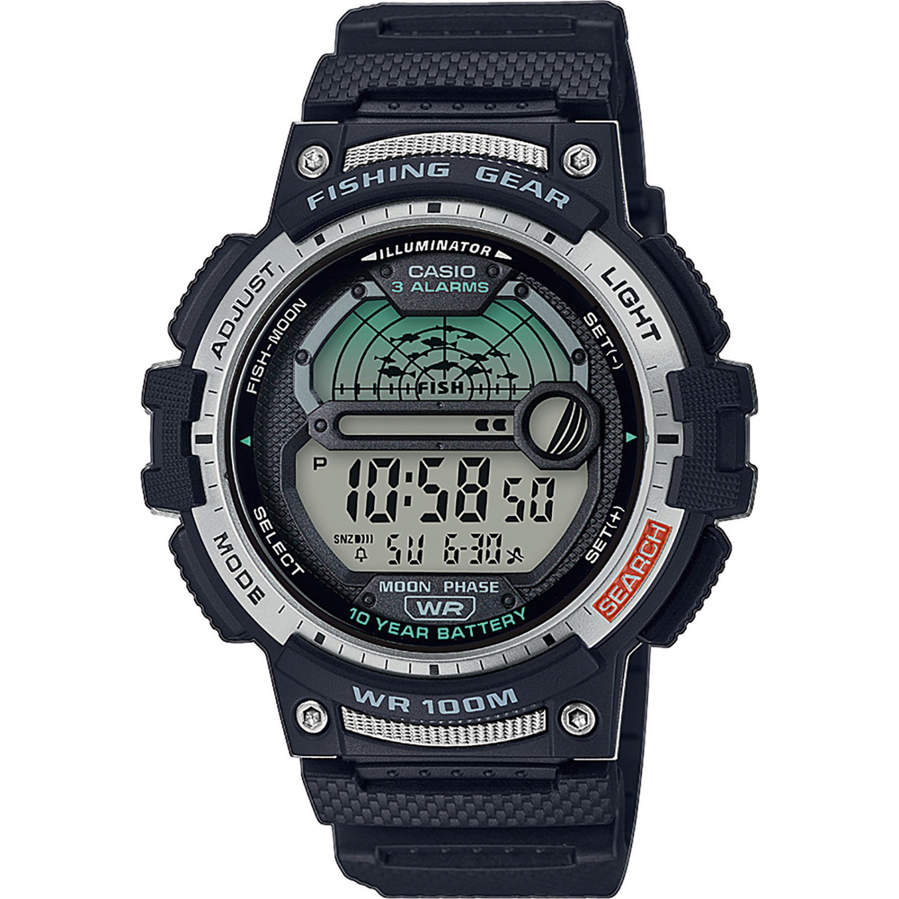 Casio Collection WS-1200H-1AVEF Fish Finder Horloge