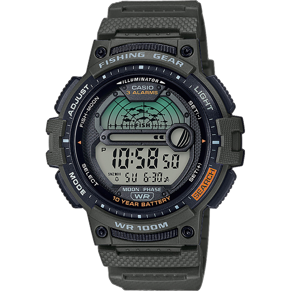 Casio Collection WS-1200H-3AVEF Fish Finder Horloge