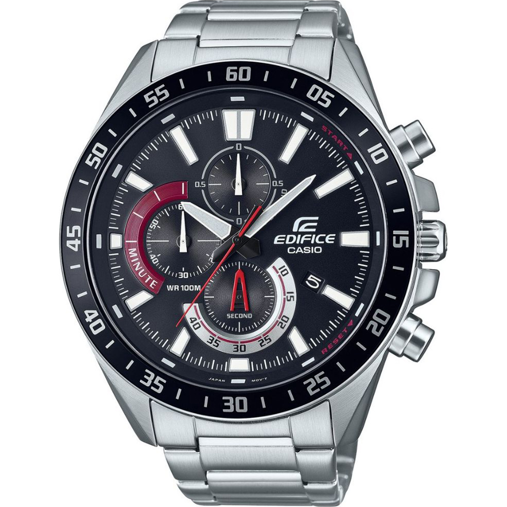 Casio Edifice EFV-620D-1A4VUEF Big Face Chrono horloge • EAN: 4549526312250  • Horloge.nl