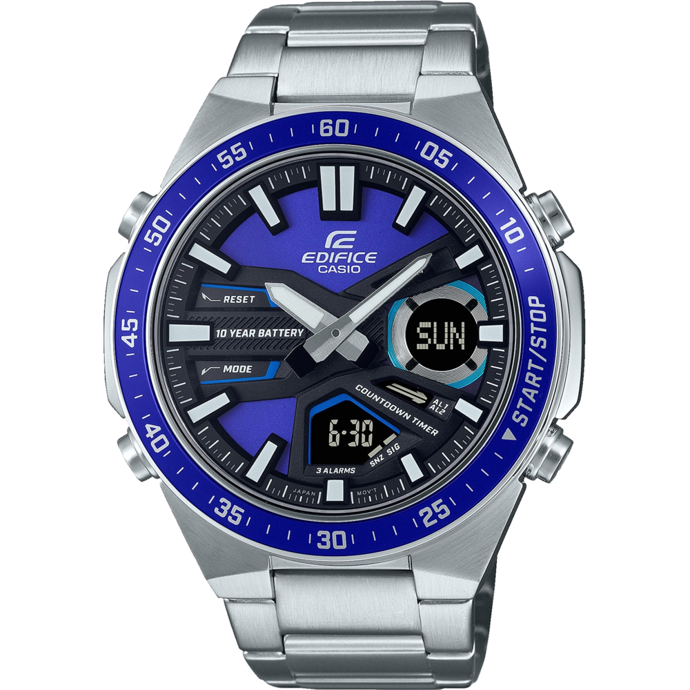 Casio Edifice Classic  EFV-C110D-2AVEF Ana-Digi Chronograph Horloge
