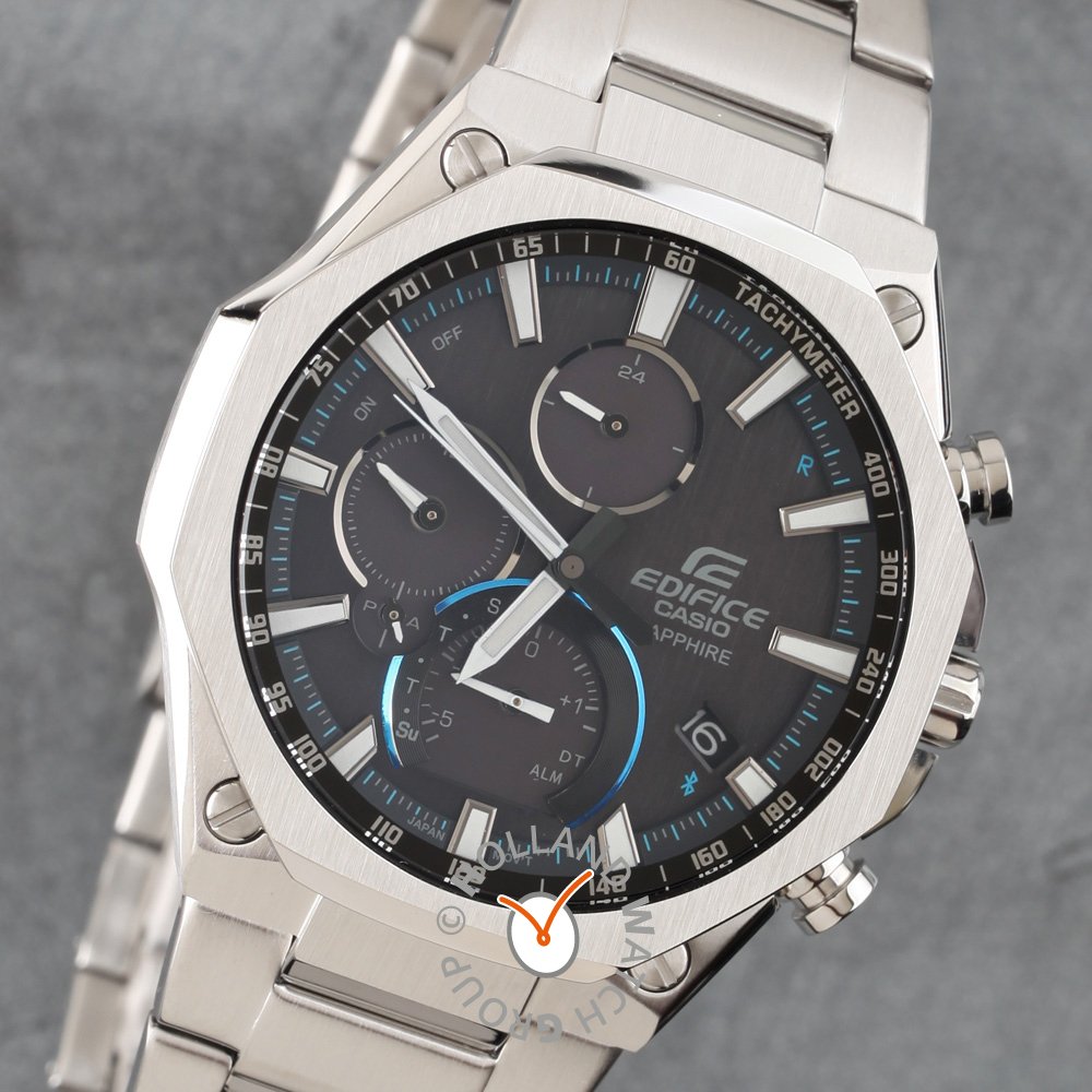 Casio Edifice Bluetooth EQB-1100D-1AER Slim Line Bluetooth horloge • EAN:  4549526279706 • Horloge.nl