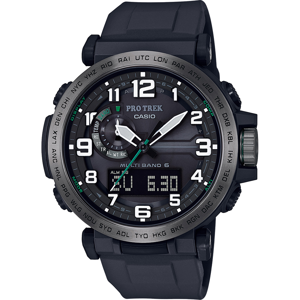Casio Pro Trek PRW-6600Y-1ER Pro Trek - Monte Zucchero horloge • EAN:  4549526180262 • Horloge.nl