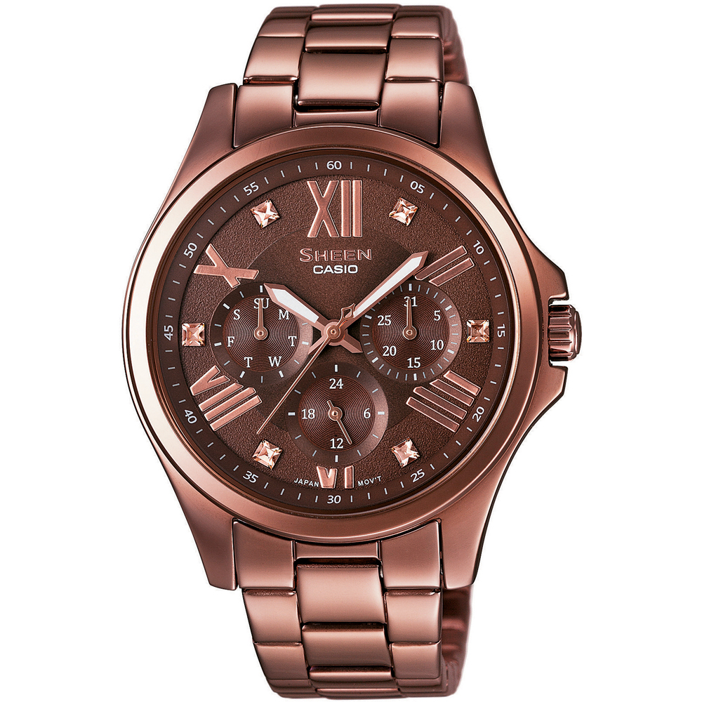 Casio Sheen SHE-3806BR-5AUER Horloge