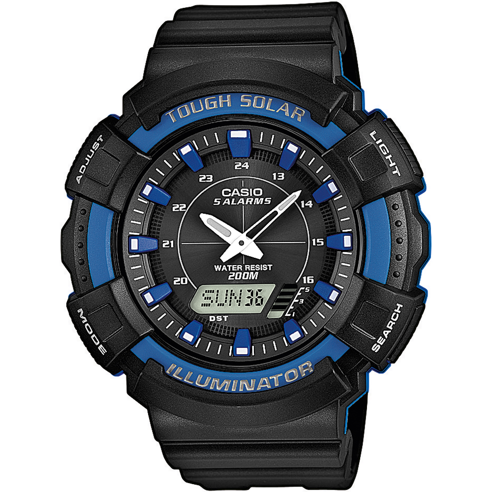 Casio Sport AD-S800WH-2A2VEF Tough Solar 20 Bar Horloge