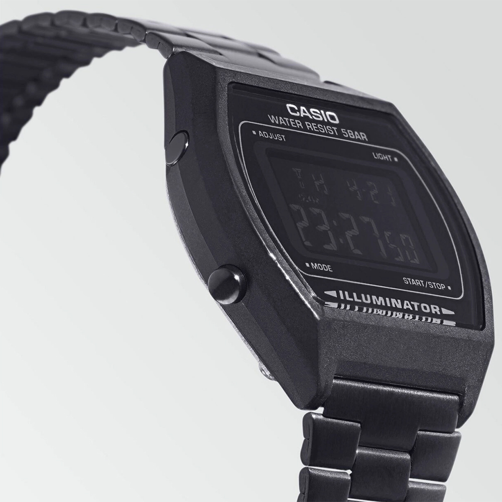 Casio vintage B640WB-1BEF Vintage Edgy horloge • EAN: 4971850958321 •  Horloge.nl