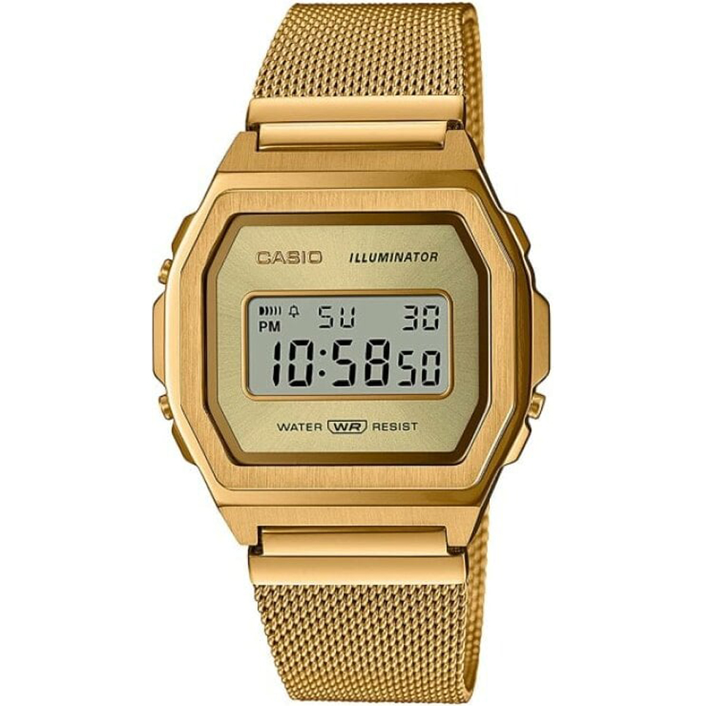 Casio Vintage A1000MG-9EF Vintage Iconic Horloge