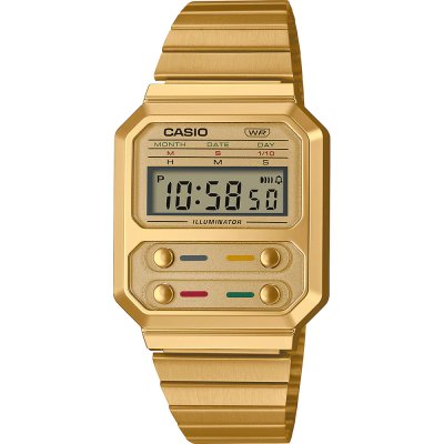 Casio Vintage A100WEG-9AEF Vintage Edgy Horloge