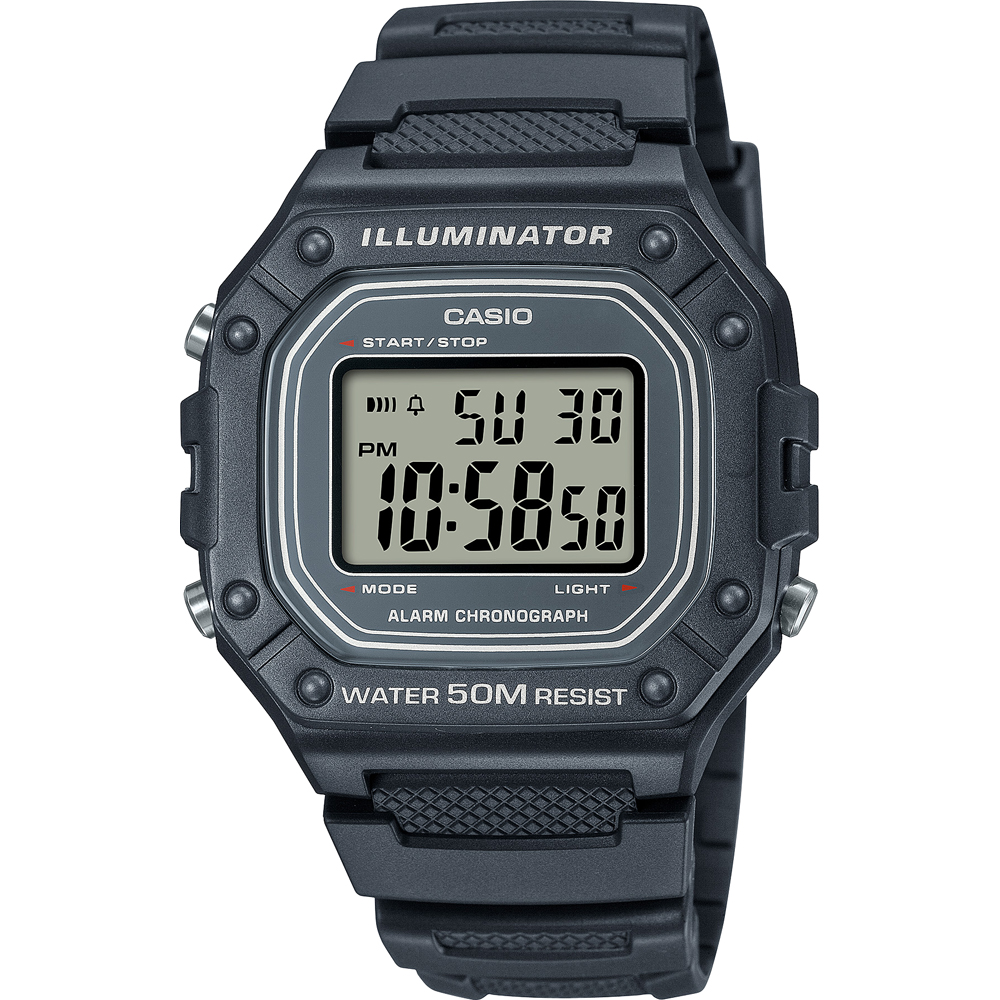 Casio Collection W-218H-8AVEF Digital Sport Horloge