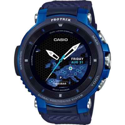 Casio Pro Trek Smart WSD-F30-BU Horloge
