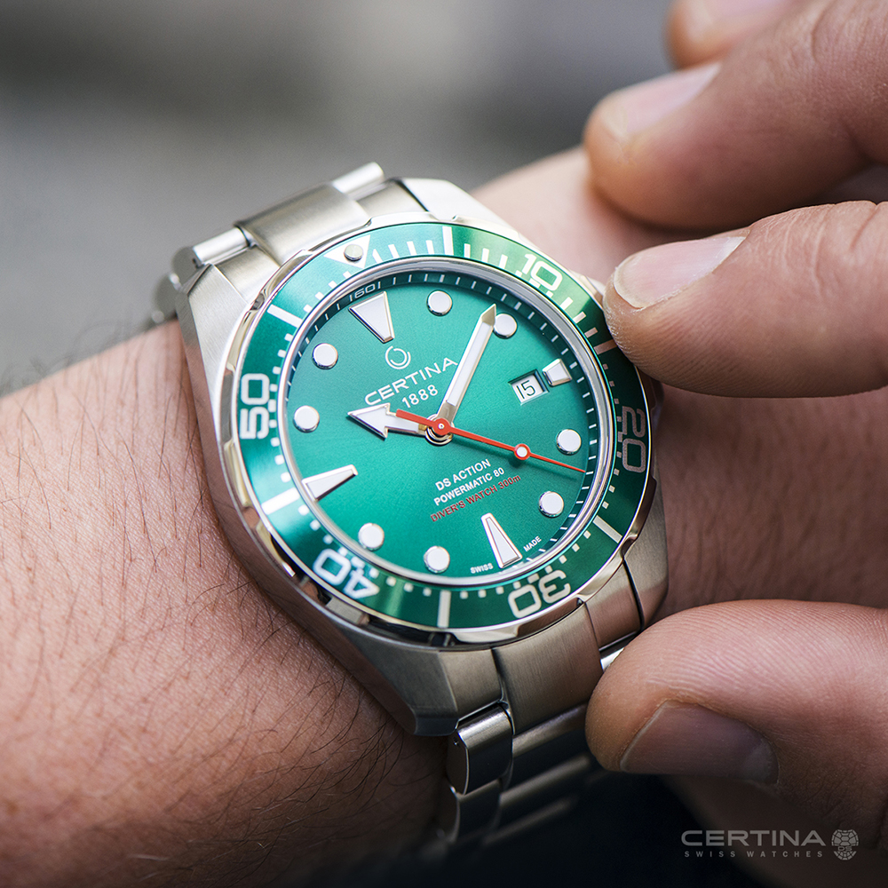 Certina Aqua C0324071109100 Ds Action Powermatic 80 horloge • EAN:  7612307143323 • Horloge.nl