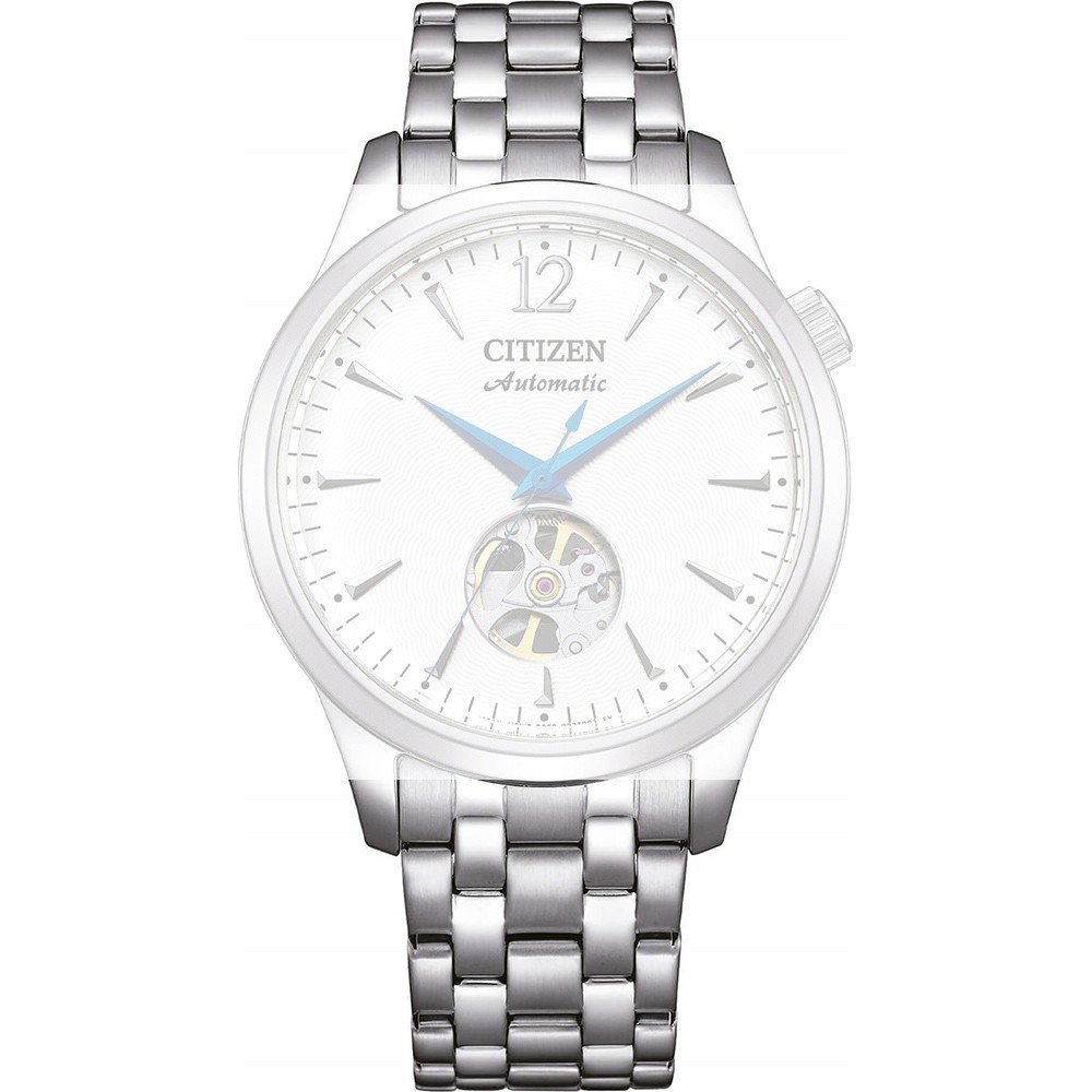 Citizen 59-007XH-01 Mechanical Open Heart Horlogeband