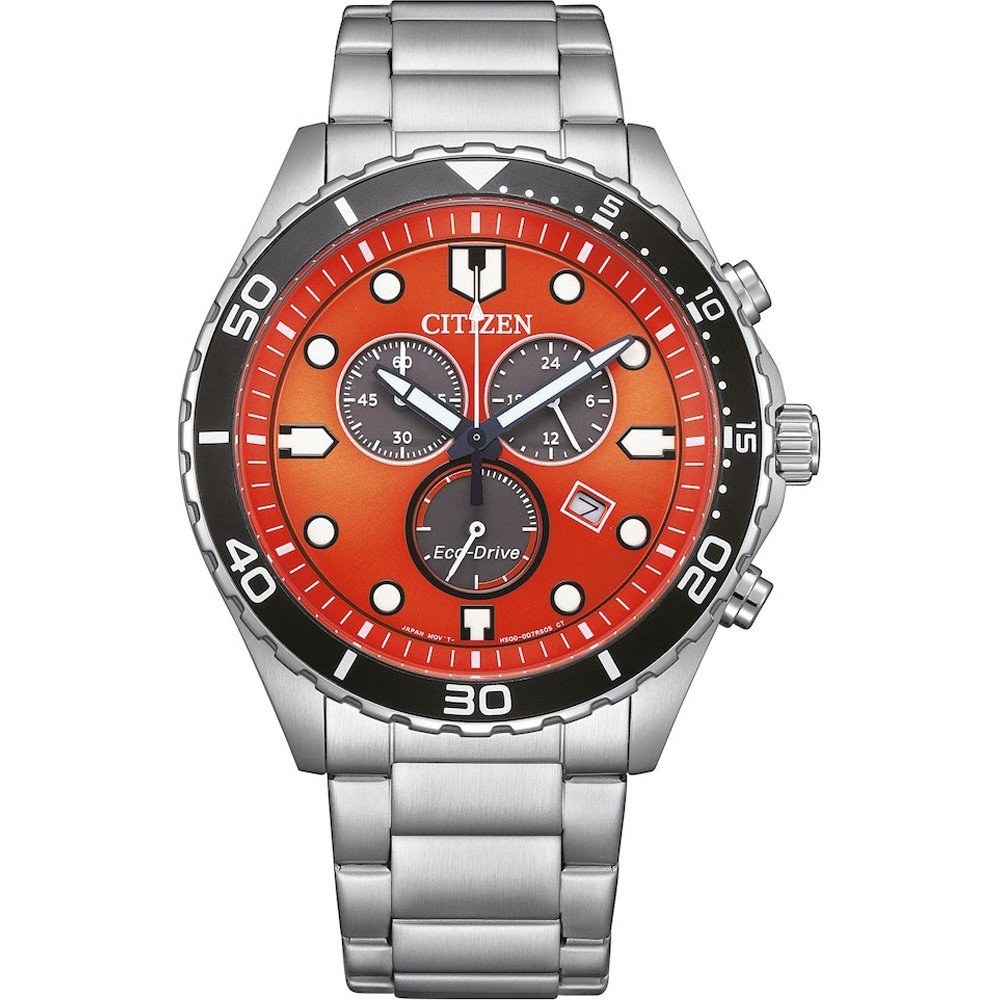 Citizen Sport AT2560-84X OF Sporty Aqua Chrono Horloge • EAN
