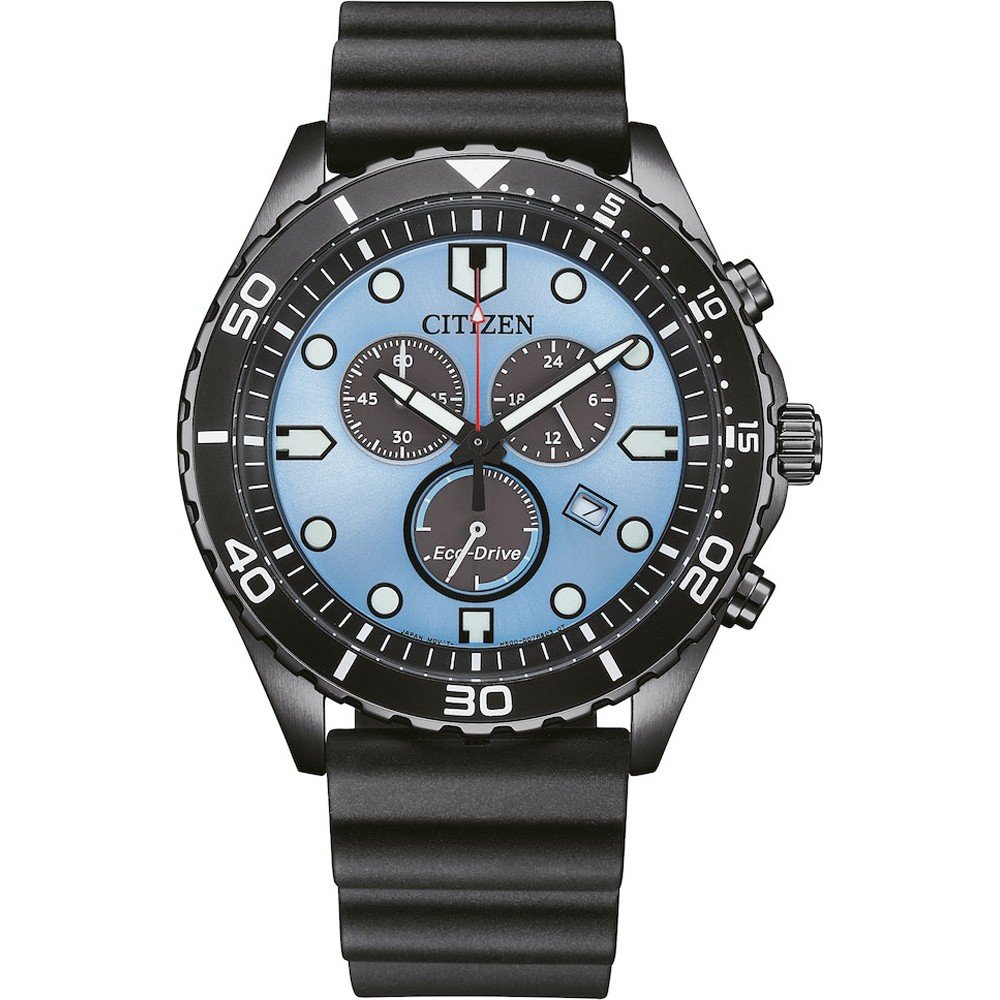 Citizen Sport AT2567-18L OF Sporty Aqua Chrono Horloge