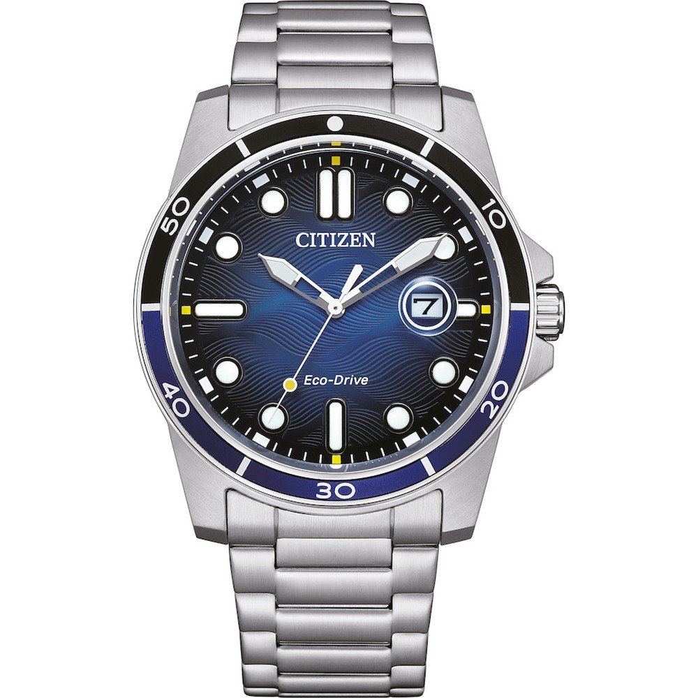 オリヴィSEC Citizen Core Collection AW1810-85L OF Sporty Marine Horloge • EAN