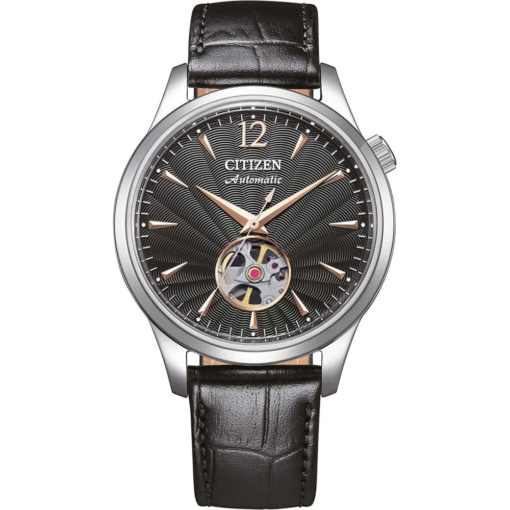 ナチ Citizen Elegance NH9131-14E Mechanical Open Heart Horloge • EAN
