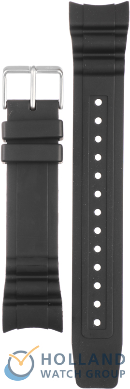 ... black rubber strap this is the watch band only not the complete watch