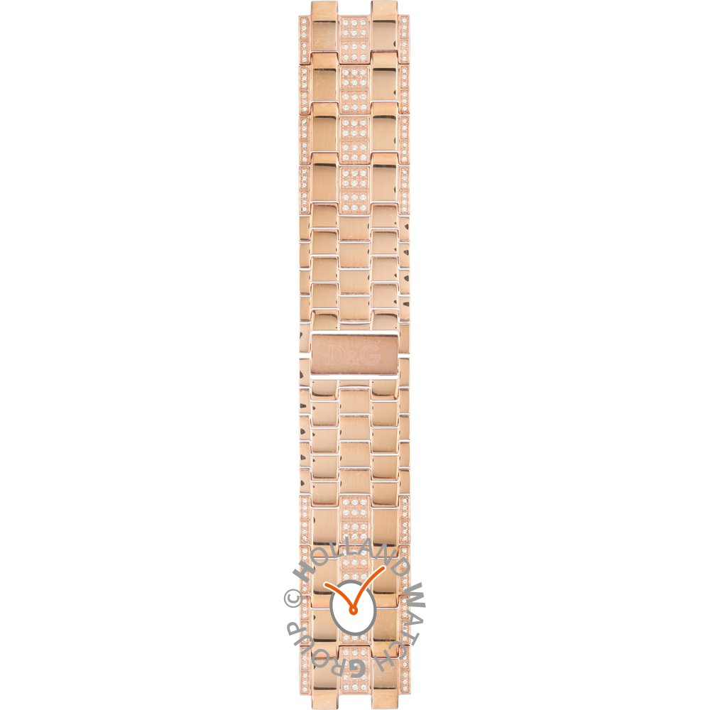 D & G D&G Straps F370002101 DW0242 Golden Time Horlogeband