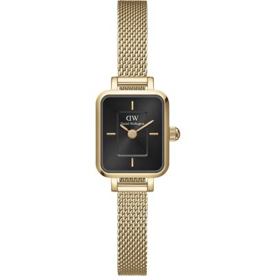 Daniel Wellington Quadro DW00100652 Quadro Mini Evergold Horloge