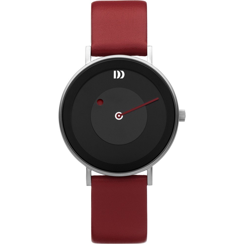 Danish Design Frihed IQ24Q1260 Måne Red Large Horloge