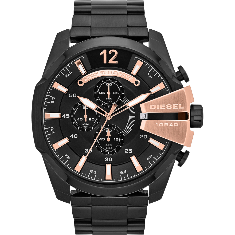 Diesel XL DZ4309 Mega Chief horloge • EAN: 4053858089310 • Horloge.nl