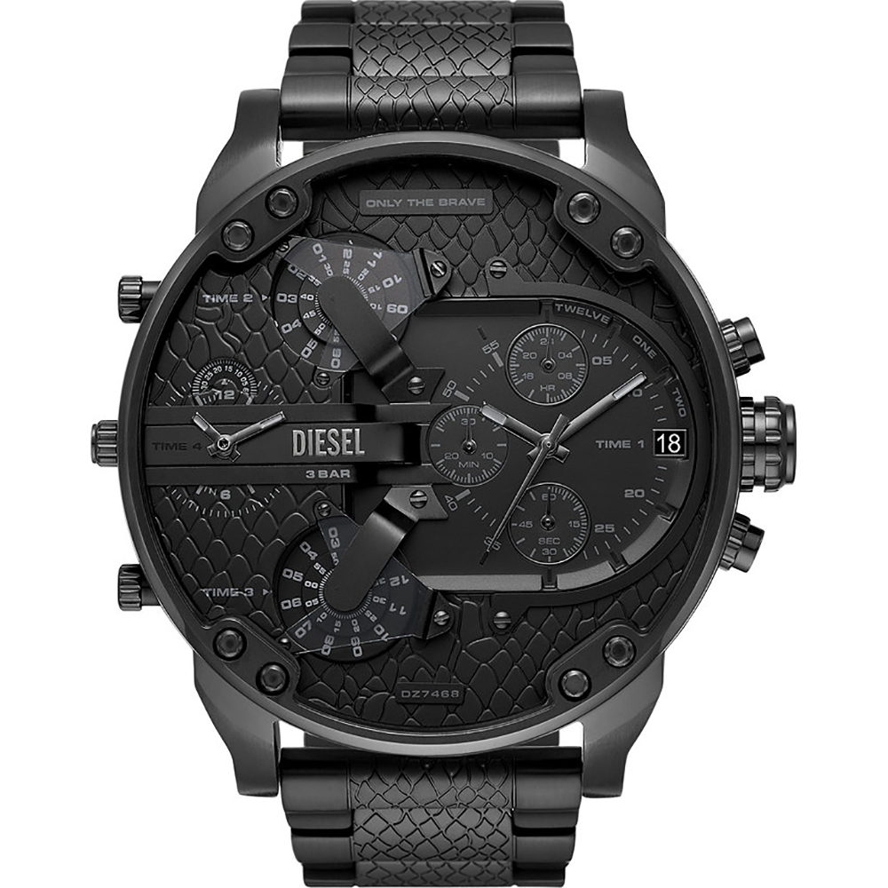 Diesel DZ7468 Mr. Daddy 2.0 - Black Reptilia horloge