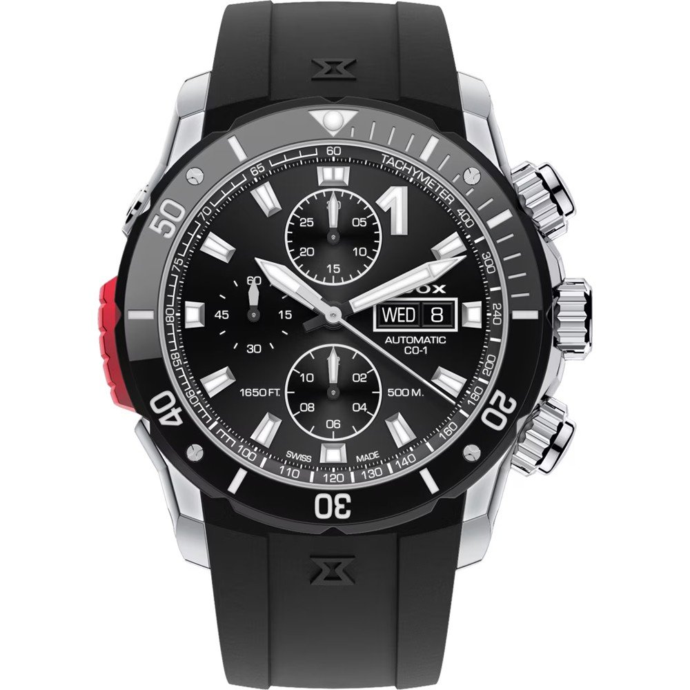 Edox CO-1 01128-3NRCA-NN Horloge • EAN: 7640428082542 • Horloge.nl