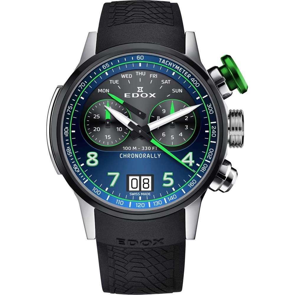 Edox Chronorally 38003-TINV-BUNV Horloge • EAN: 7640428083990
