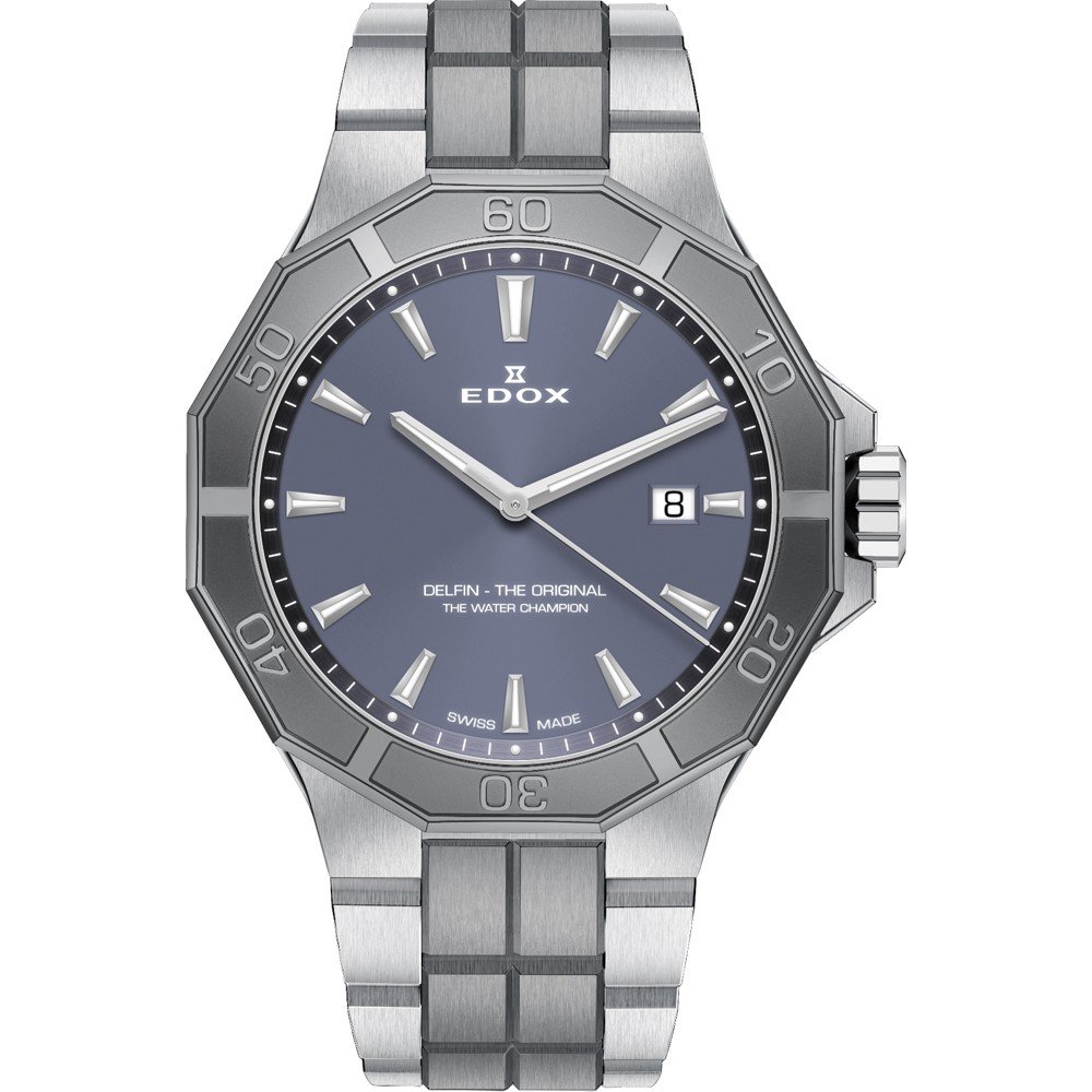 Edox Delfin 53021 3GM GIN Horloge • EAN: 7640428083877 • Horloge.nl